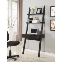 Coaster Furniture 801373 Colella 2-shelf Writing Ladder Desk Cappuccino
